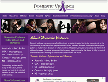 Tablet Screenshot of domesticviolenceservices.com
